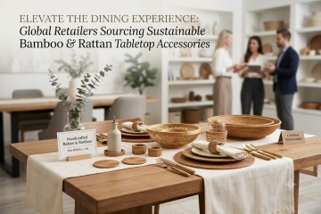 Elevate the Dining Experience: Why Global Retailers are Sourcing Sustainable Rattan and Bamboo Tabletop Accessories
